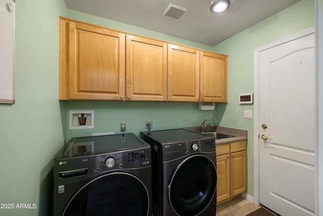 5830 E Mckellips Rd Unit 2, Mesa, AZ 85215 - washroom with cabinet space and washing machine and dryer