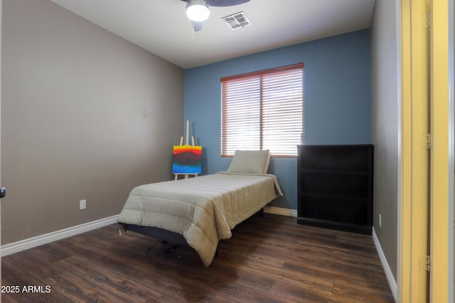 2041 E Palm Beach Dr, Chandler, AZ 85249 - bedroom featuring wood finished floors and a ceiling fan