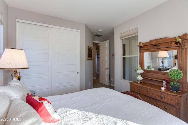 4577 Tenderfoot Way, Wickenburg, AZ 85390 - bedroom featuring a closet, baseboards, and visible vents