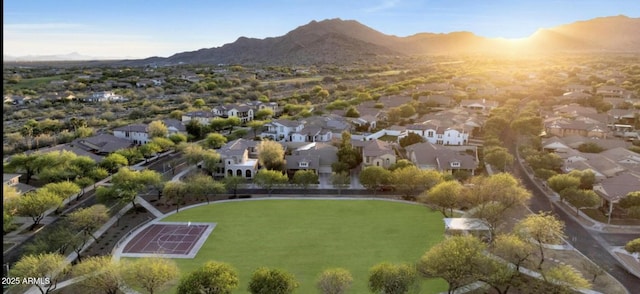 3765 N Denny Way, Buckeye, AZ 85396 - aerial overview of property's location featuring nearby suburban area and mountains