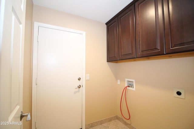 5437 W Bluefield Ave, Glendale, AZ 85308 - laundry area with cabinet space, washer hookup, and hookup for an electric dryer