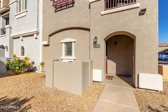 view of entrance to property