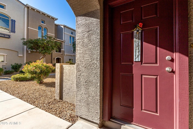 view of property entrance