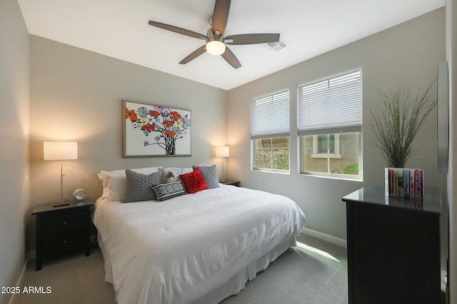 20702 W Hillcrest Blvd, Buckeye, AZ 85396 - bedroom with light carpet and ceiling fan