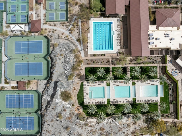 20702 W Hillcrest Blvd, Buckeye, AZ 85396 - aerial view of a pool area