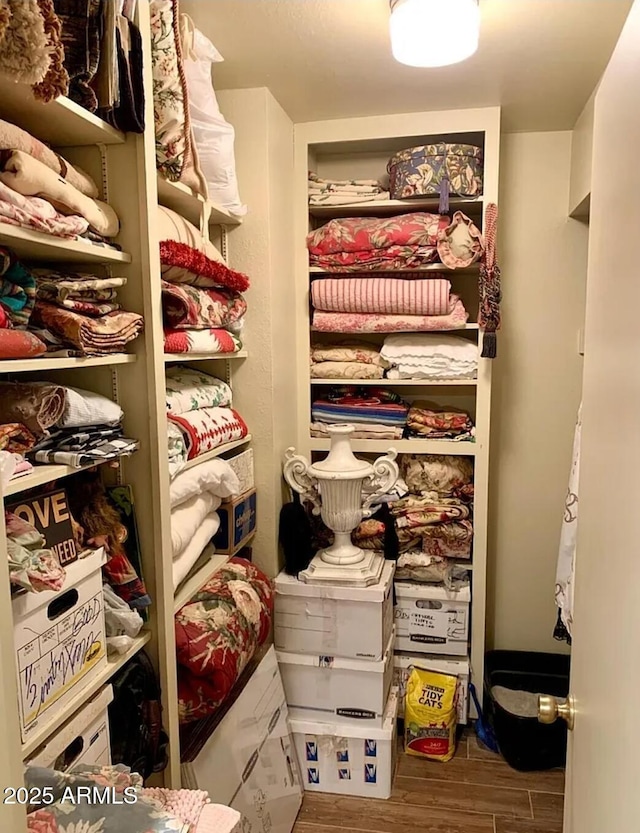 100 N Lazy Fox Rd Unit 8, Wickenburg, AZ 85390 - walk in closet with wood finished floors