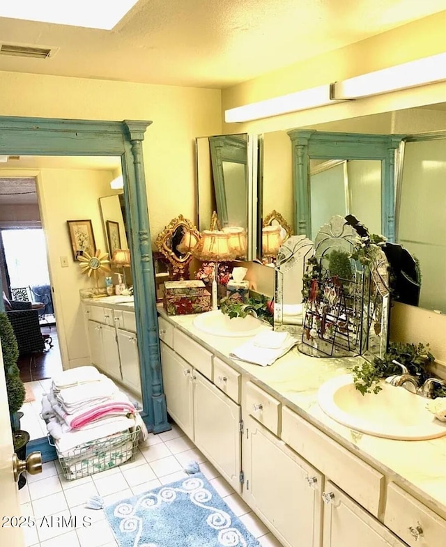 100 N Lazy Fox Rd Unit 8, Wickenburg, AZ 85390 - bathroom with double vanity and tile patterned flooring