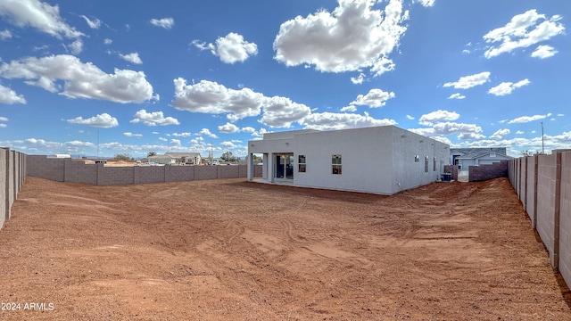 view of rear view of property