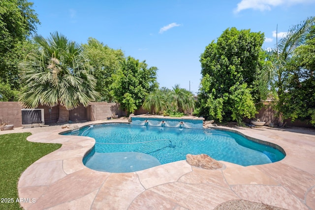 422 E Kaibab Pl, Chandler, AZ 85249 - view of pool with a fenced backyard and a patio area