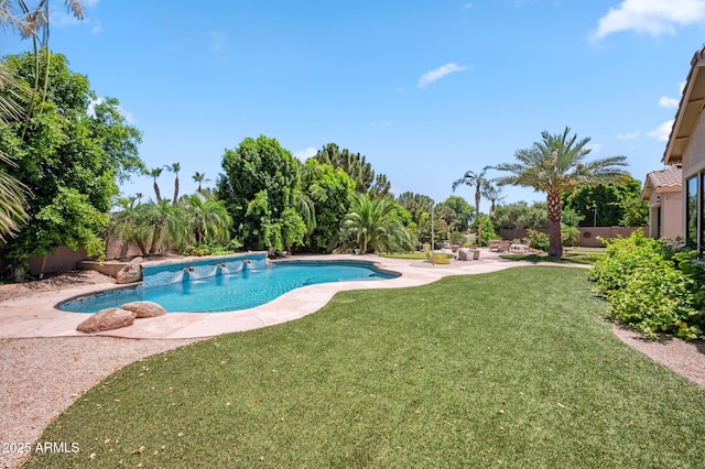 422 E Kaibab Pl, Chandler, AZ 85249 - view of pool with a yard and a patio