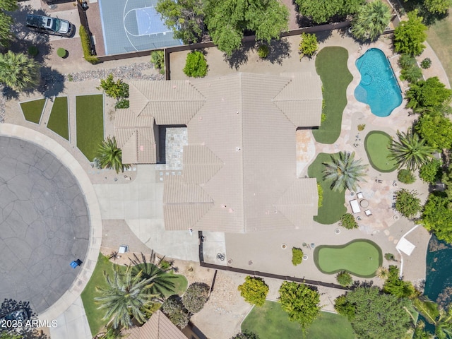422 E Kaibab Pl, Chandler, AZ 85249 - aerial view of a pool area