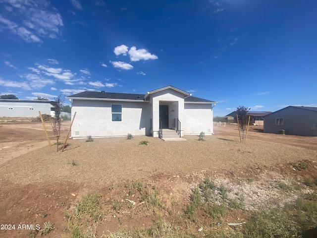 view of back of property