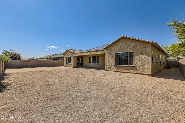 view of rear view of property