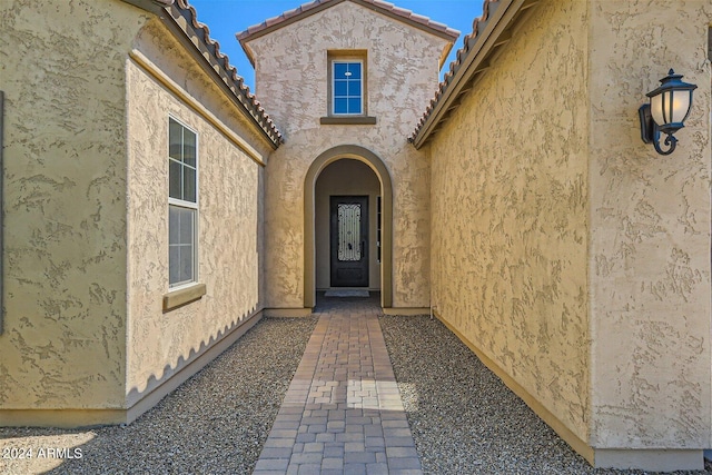 view of property entrance