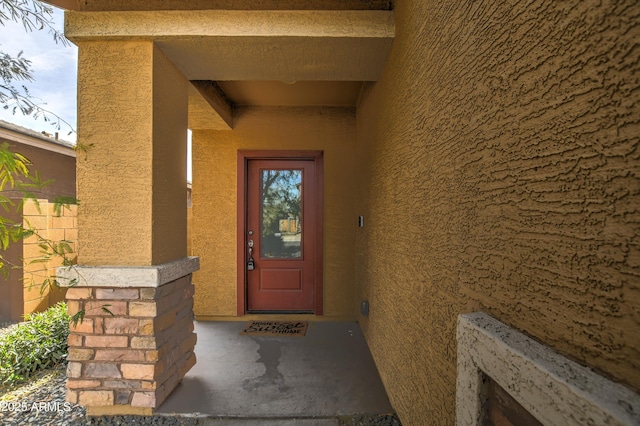 view of property entrance