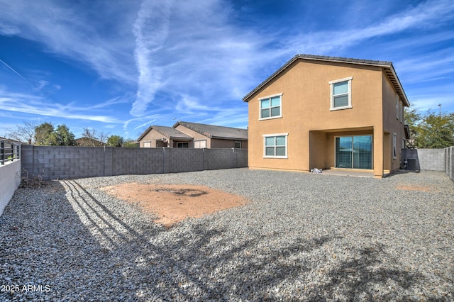 view of rear view of property