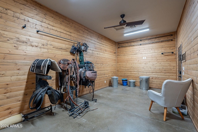 view of horse barn