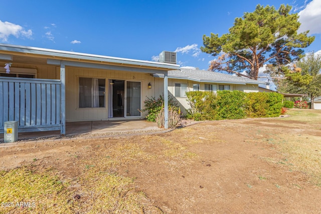 11671 S Jokake St, Phoenix, AZ 85044 - rear view of house with a patio area and central AC unit