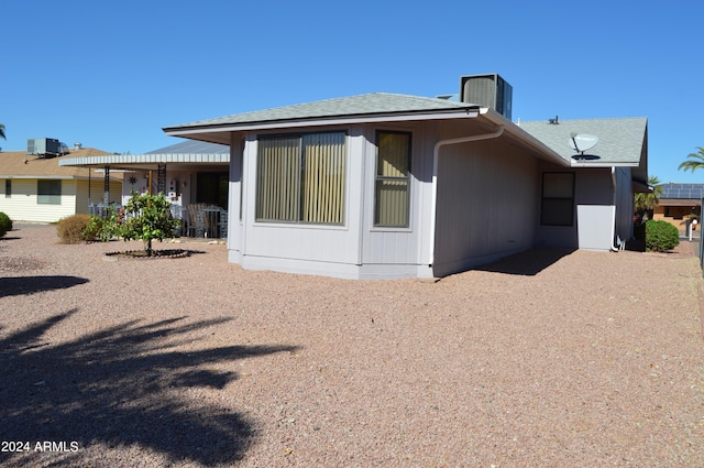 view of rear view of house