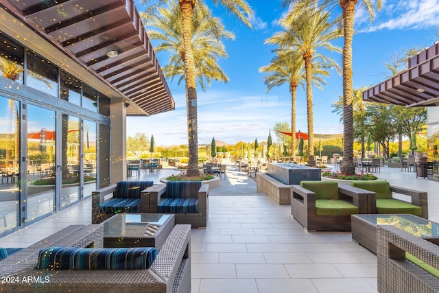 view of patio / terrace with outdoor lounge area