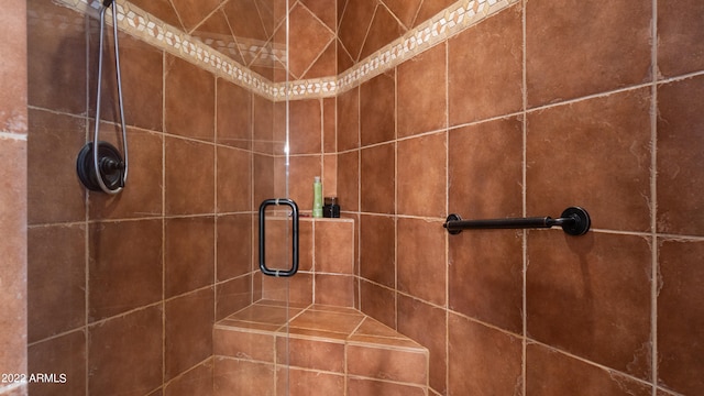 details with walk in shower