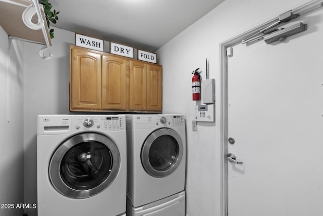 2804 N Nebraska St, Chandler, AZ 85225 - laundry room with washing machine and clothes dryer and cabinet space