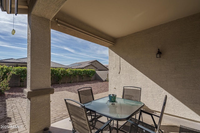 view of patio