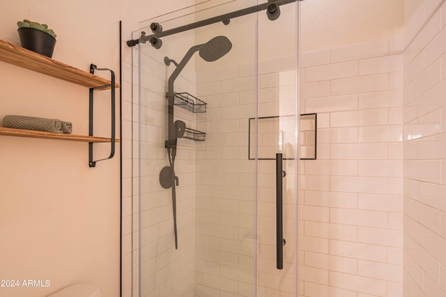 details with walk in shower and toilet