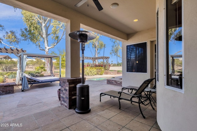 10254 N Demaret Dr, Fountain Hills, AZ 85268 - view of patio / terrace featuring a pergola