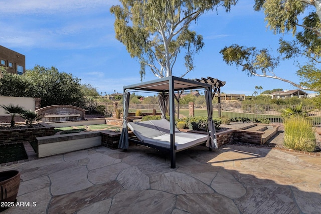 10254 N Demaret Dr, Fountain Hills, AZ 85268 - view of patio / terrace with a gazebo