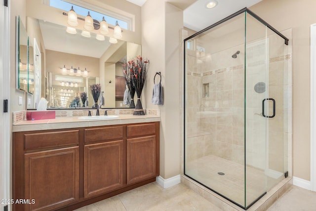815 E Laddoos Ave, San Tan Valley, AZ 85140 - full bathroom featuring a shower stall and vanity