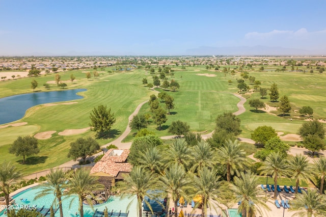 815 E Laddoos Ave, San Tan Valley, AZ 85140 - birds eye view of property featuring a water view and golf course view