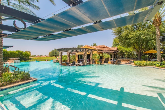 815 E Laddoos Ave, San Tan Valley, AZ 85140 - community pool with a pergola