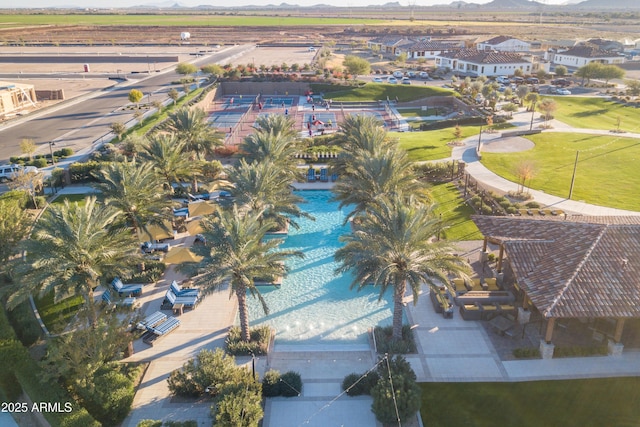 815 E Laddoos Ave, San Tan Valley, AZ 85140 - birds eye view of property with a residential view