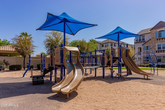 view of communal playground