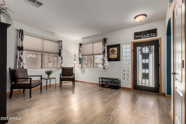 16210 W Durango St, Goodyear, AZ 85338 - entrance foyer with wood finished floors and baseboards