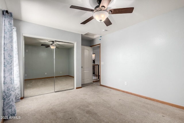 16210 W Durango St, Goodyear, AZ 85338 - unfurnished bedroom with carpet, a closet, and ceiling fan