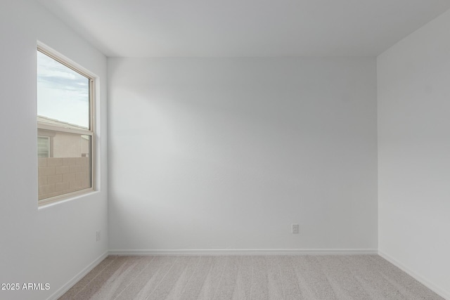 empty room with light carpet