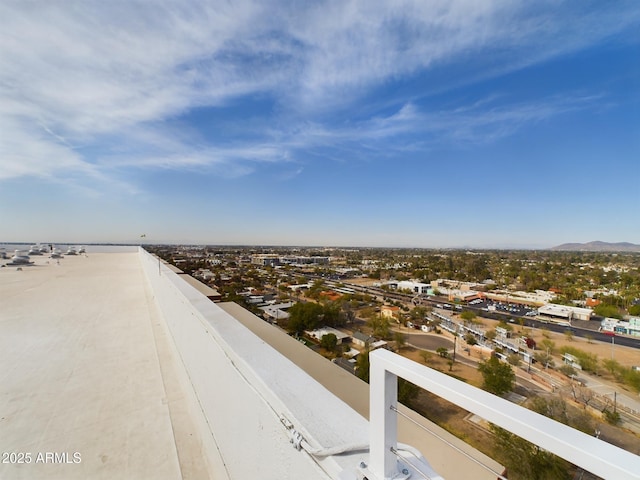 exterior space with a view of city