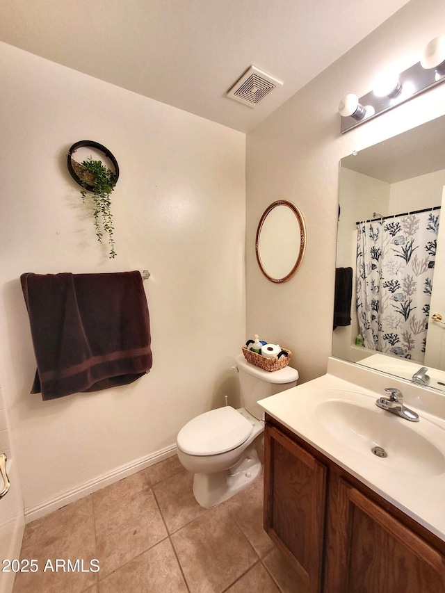 17257 W Papago St, Goodyear, AZ 85338 - full bathroom featuring vanity, tile patterned floors, and curtained shower