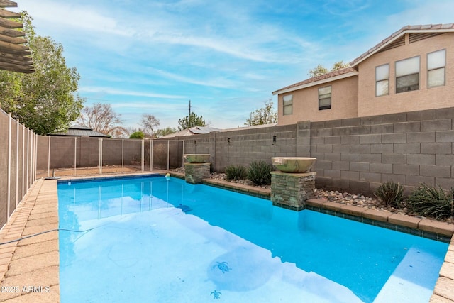 view of pool