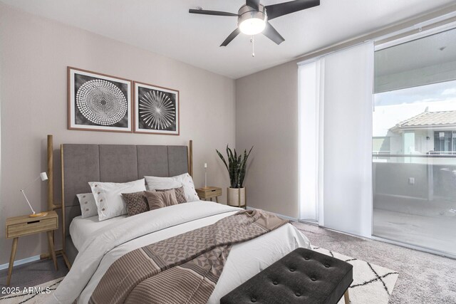1825 W Ray Rd Unit 2132, Chandler, AZ 85224 - carpeted bedroom with ceiling fan