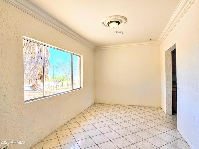 1374 S Naco Hwy, Bisbee, AZ 85603 - unfurnished room with ornamental molding and light tile patterned flooring