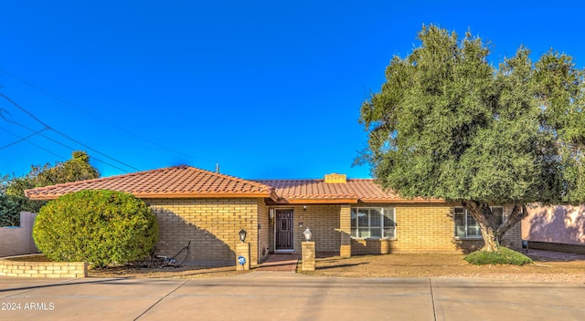 view of ranch-style house