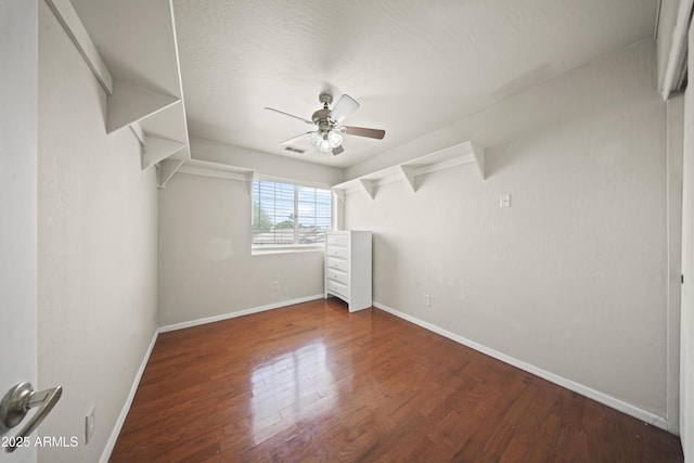 13160 W Windsor Ave, Goodyear, AZ 85395 - walk in closet featuring wood finished floors and ceiling fan