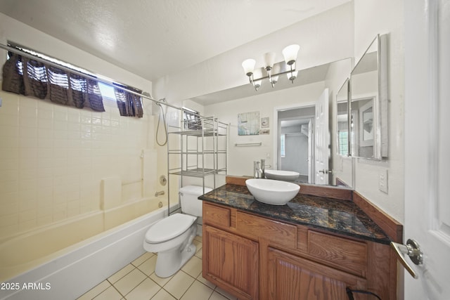 13160 W Windsor Ave, Goodyear, AZ 85395 - full bathroom featuring vanity, tile patterned floors, and shower / bathtub combination