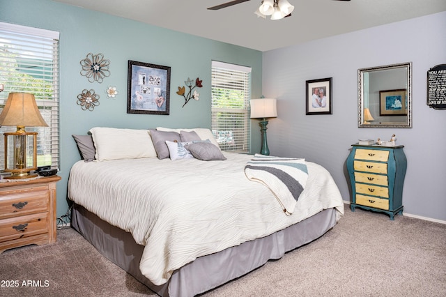 907 E Kelsi Ave, San Tan Valley, AZ 85140 - bedroom with carpet floors and a ceiling fan