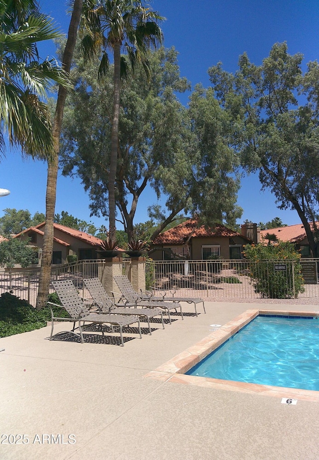 8700 E Mountain View Rd Unit 2029, Scottsdale, AZ 85258 - community pool featuring a patio area