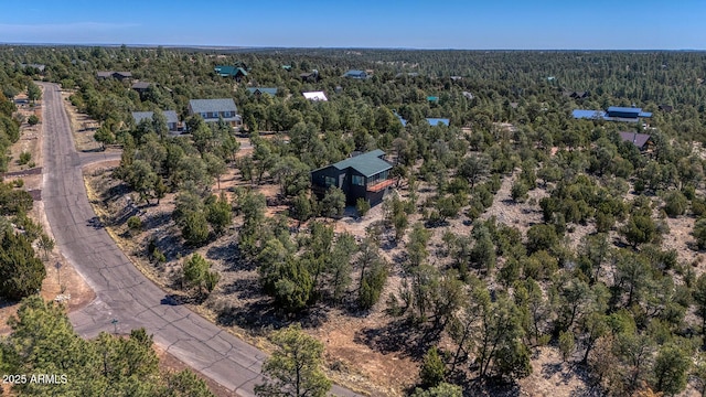 2943 E Lookout Ln, Overgaard, AZ 85933 - aerial view of property's location featuring a heavily wooded area