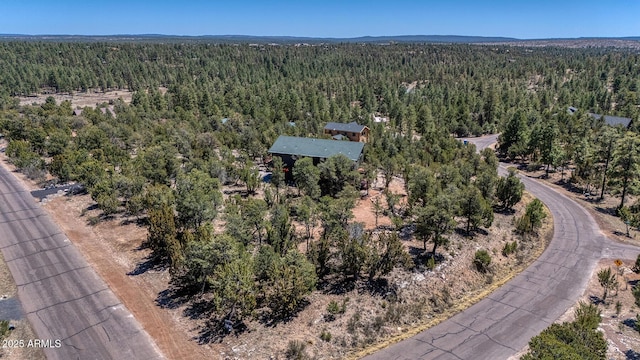 2943 E Lookout Ln, Overgaard, AZ 85933 - drone / aerial view of a heavily wooded area